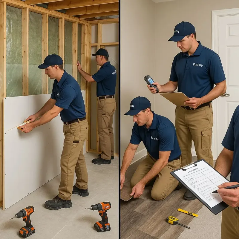 Repairs and Reconstruction process in Hayti, MO